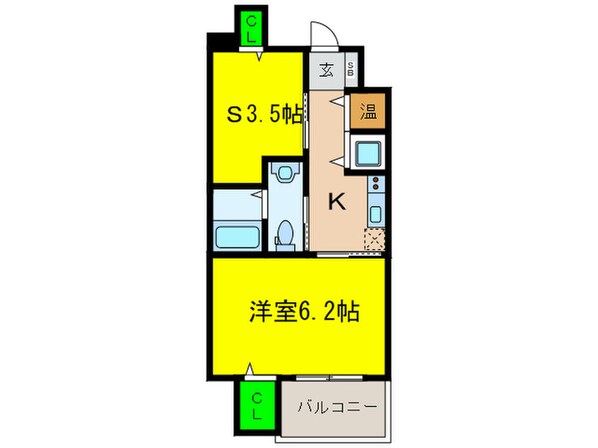 ディアコート宿屋町の物件間取画像